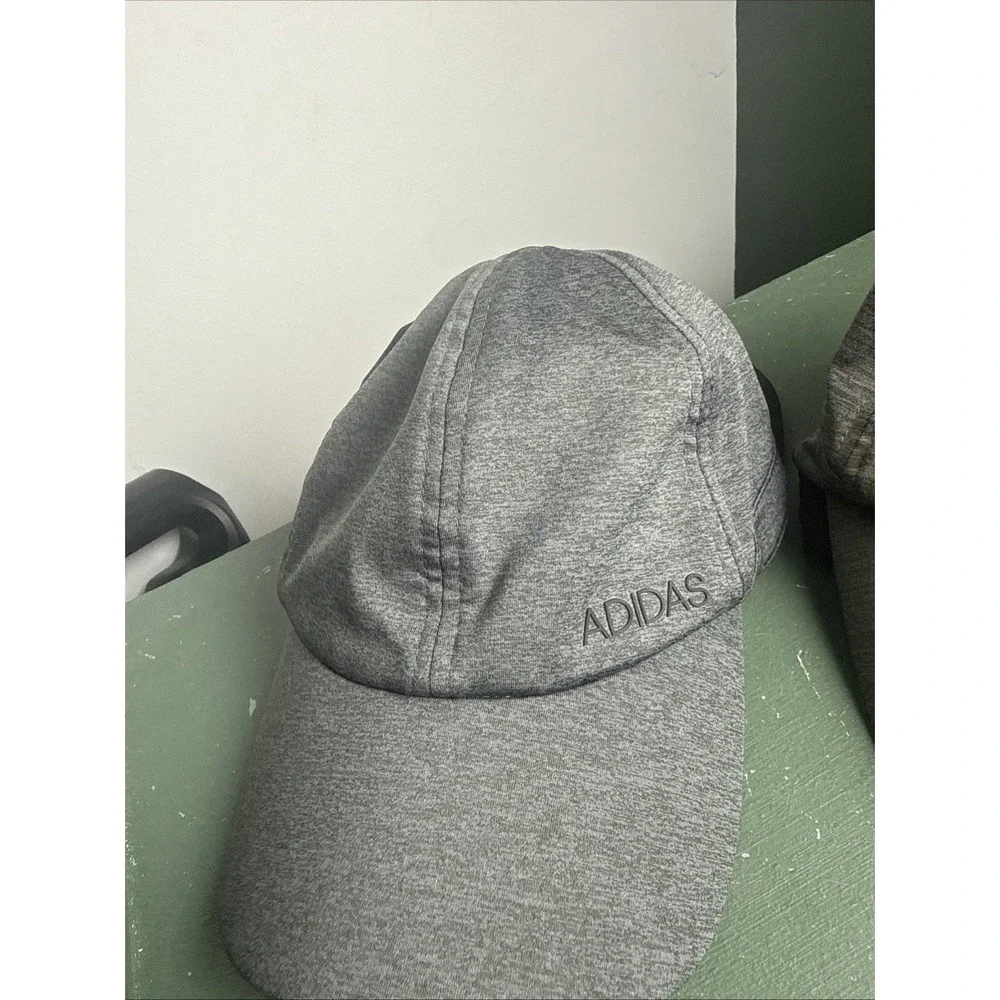 Two Adidas Performance Climalite Knit Golf Hats - OSFM